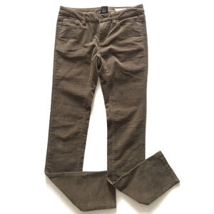 Chor | Women's Brown Belt Looped Straight Leg Corduroy Pants Size 3